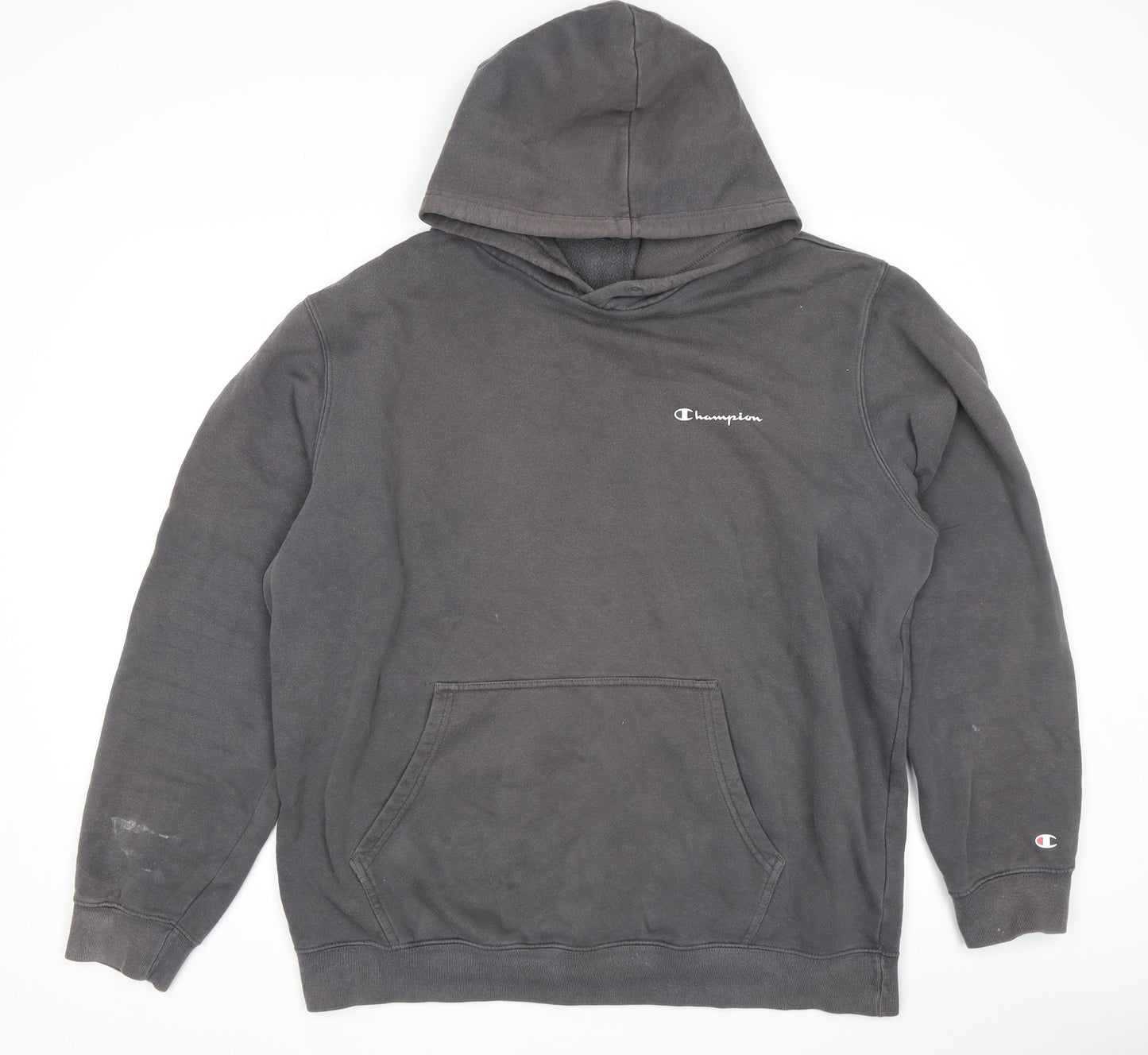 Mens UK Size 2XL Champion Grey Pullover Hoodie