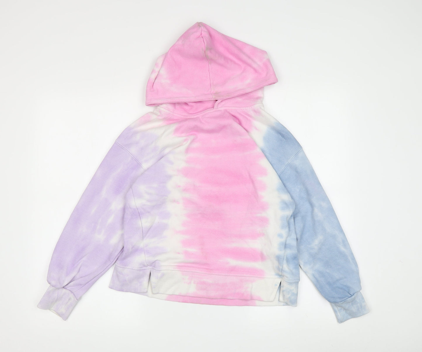 Zara Multicoloured Girls Tie-Dye Hoodie 10Y Pullover Style