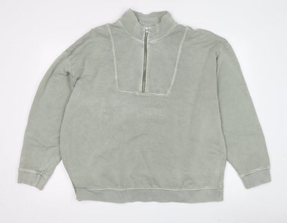 Womens UK Size 16 Marks and Spencer Green Pullover Sweatshirt