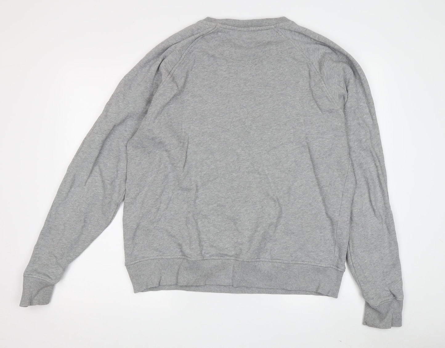 Organicbasics Men's Grey Pullover Sweatshirt, L, Cotton