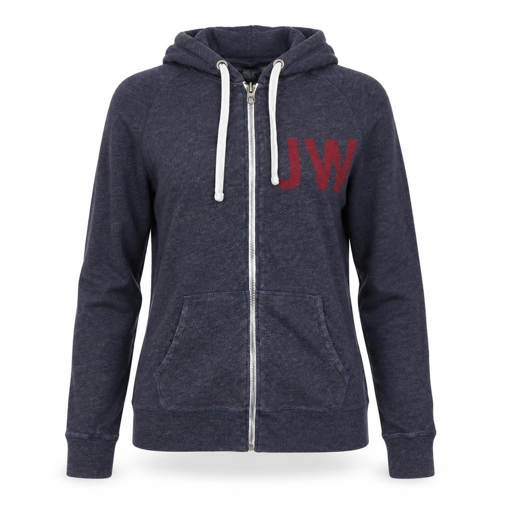 Womens UK Size 10 Jack Wills Grey Full Zip Hoodie