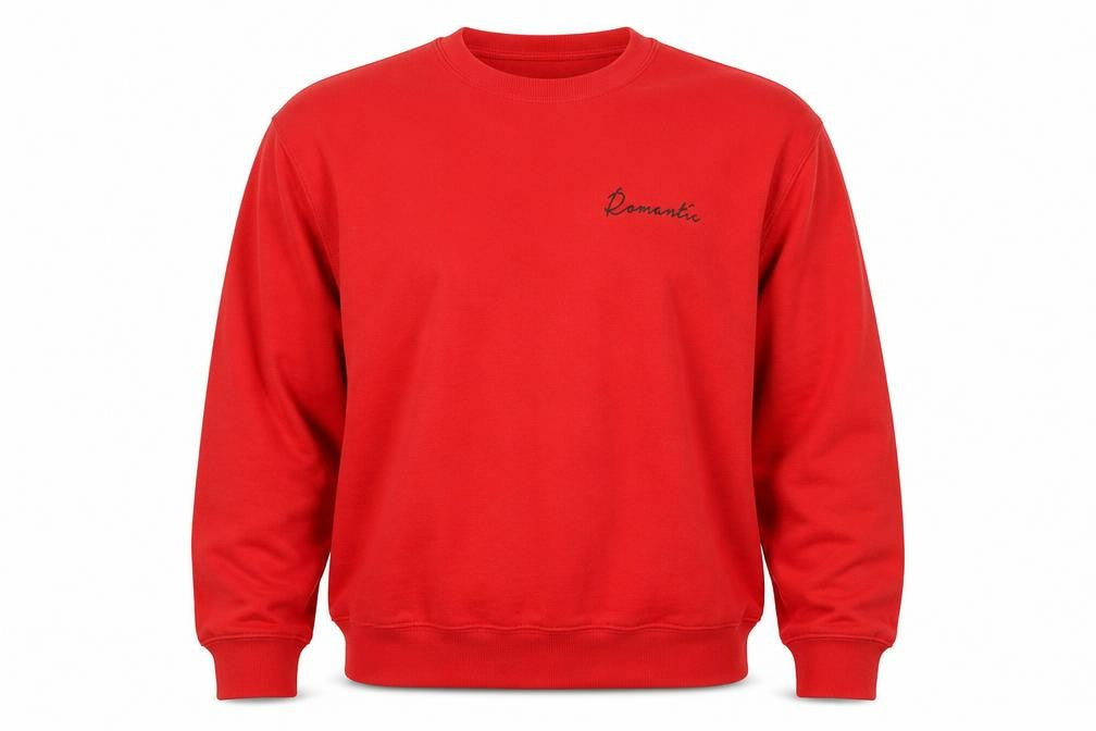 Mens UK Size XL Topman Red Pullover Sweatshirt