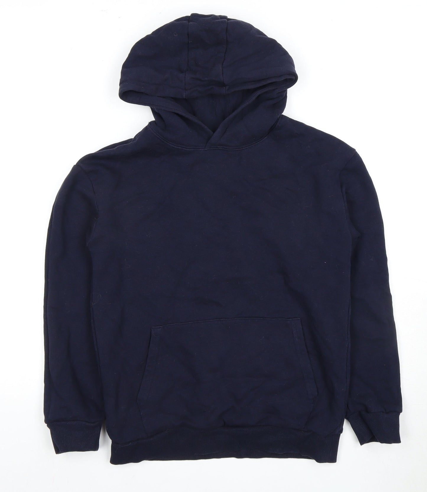 Marks and Spencer Boys Blue Pullover Hoodie, Size 12 Years