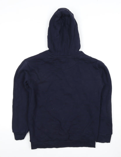 Marks and Spencer Boys Blue Pullover Hoodie, Size 12 Years