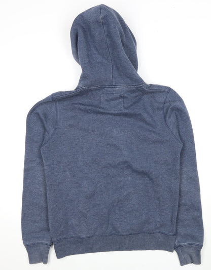 Womens UK Size 12 Jack Wills Blue Pullover Hoodie