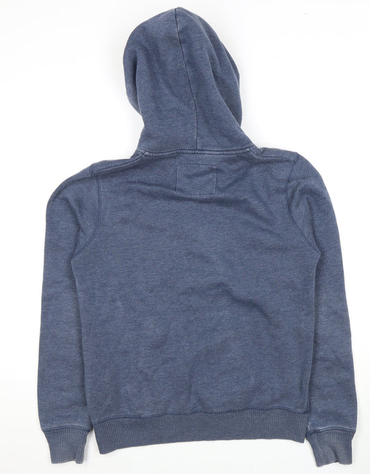 Womens UK Size 12 Jack Wills Blue Pullover Hoodie