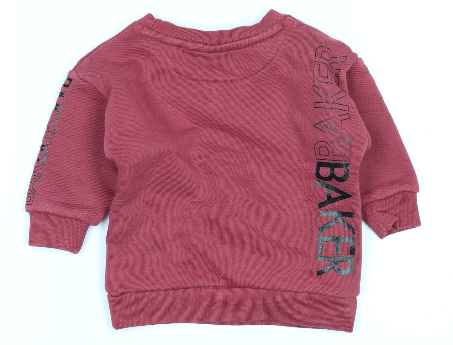 Baker by Ted Baker Unisex Red Pullover Top, 6-9 Months