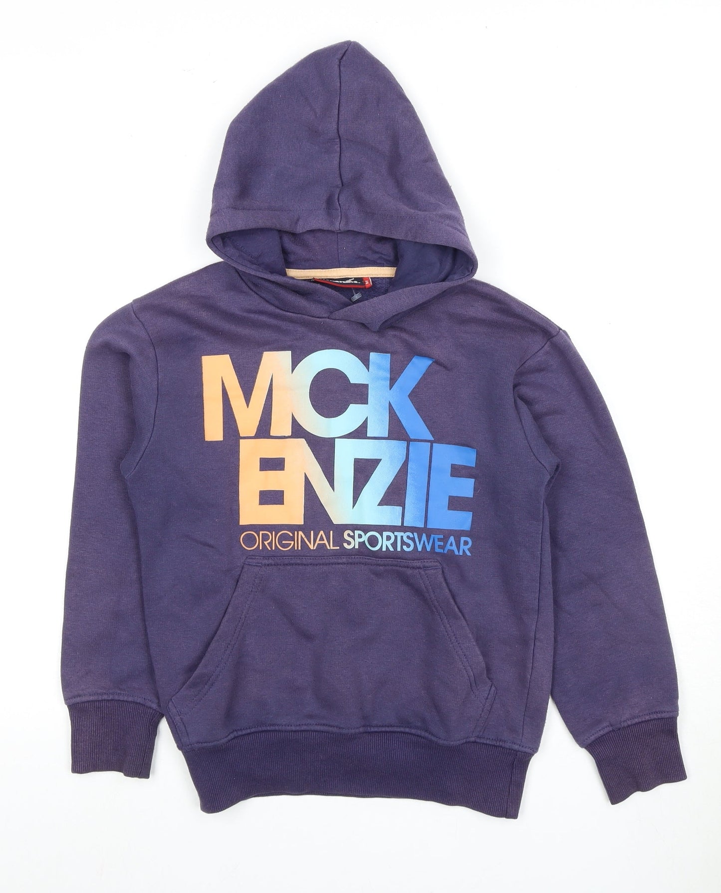 McKenzie Boys Purple Pullover Hoodie, Graphic, Size 8-10Y