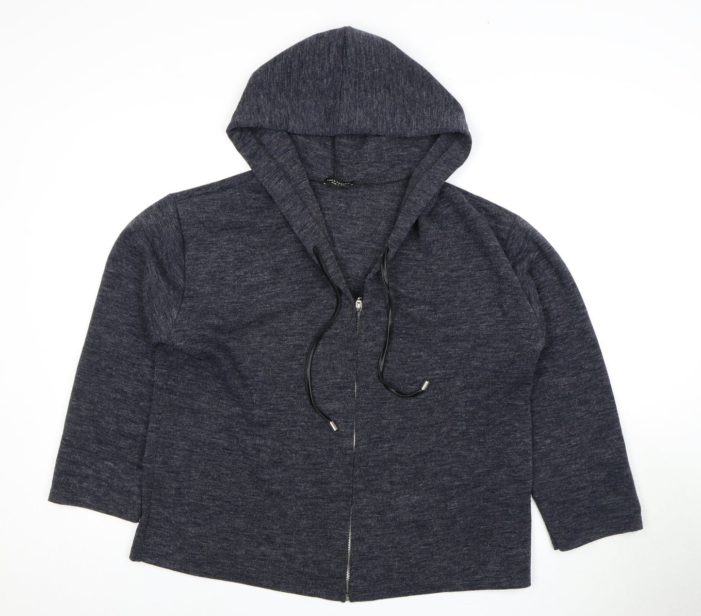 Luca Vanucci Women's Grey Full Zip Hoodie XL
