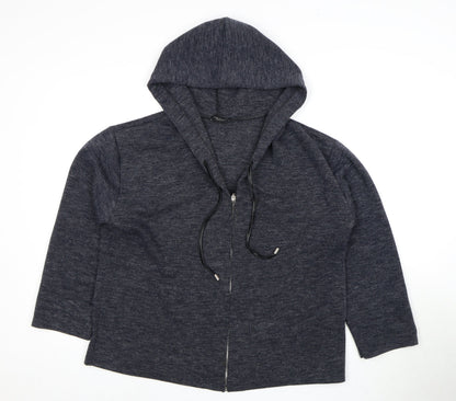 Luca Vanucci Women's Grey Full Zip Hoodie XL