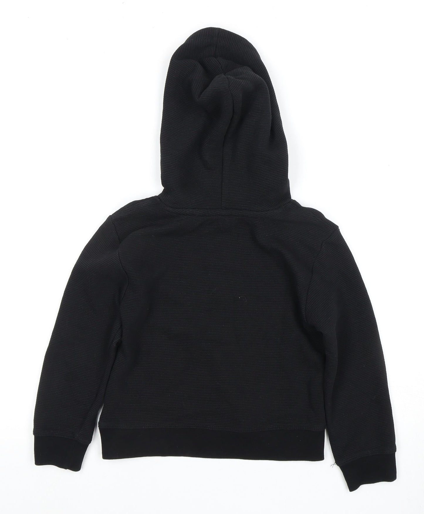 DKNY Boys Black Pullover Hoodie, Size 4 Years, Casual Wear