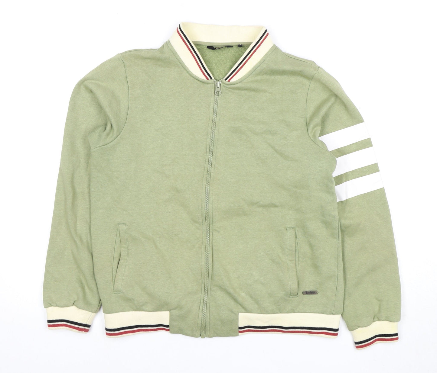 The Roadster Life Co Women's Green Full Zip Sweatshirt S