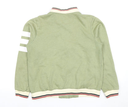 The Roadster Life Co Women's Green Full Zip Sweatshirt S