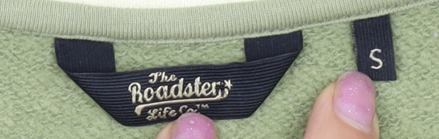The Roadster Life Co Women's Green Full Zip Sweatshirt S