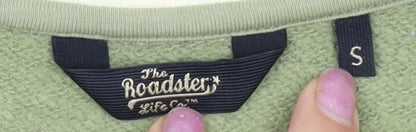 The Roadster Life Co Women's Green Full Zip Sweatshirt S
