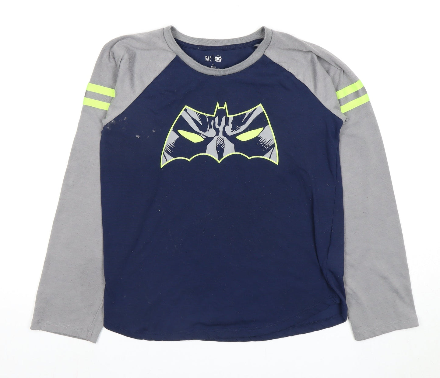Gap Boys Blue Grey Batman DC Pyjama Top 14 Years