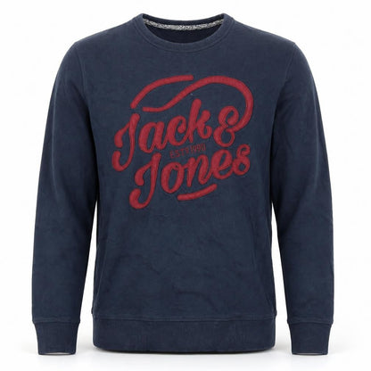 Mens UK Size M JACK & JONES Blue Pullover Sweatshirt