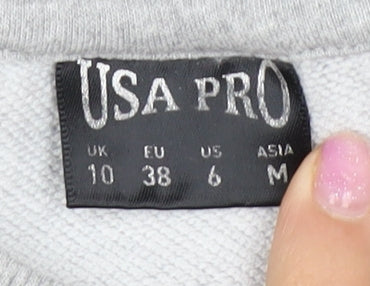 USA Pro Women's Grey Pullover Sweatshirt M