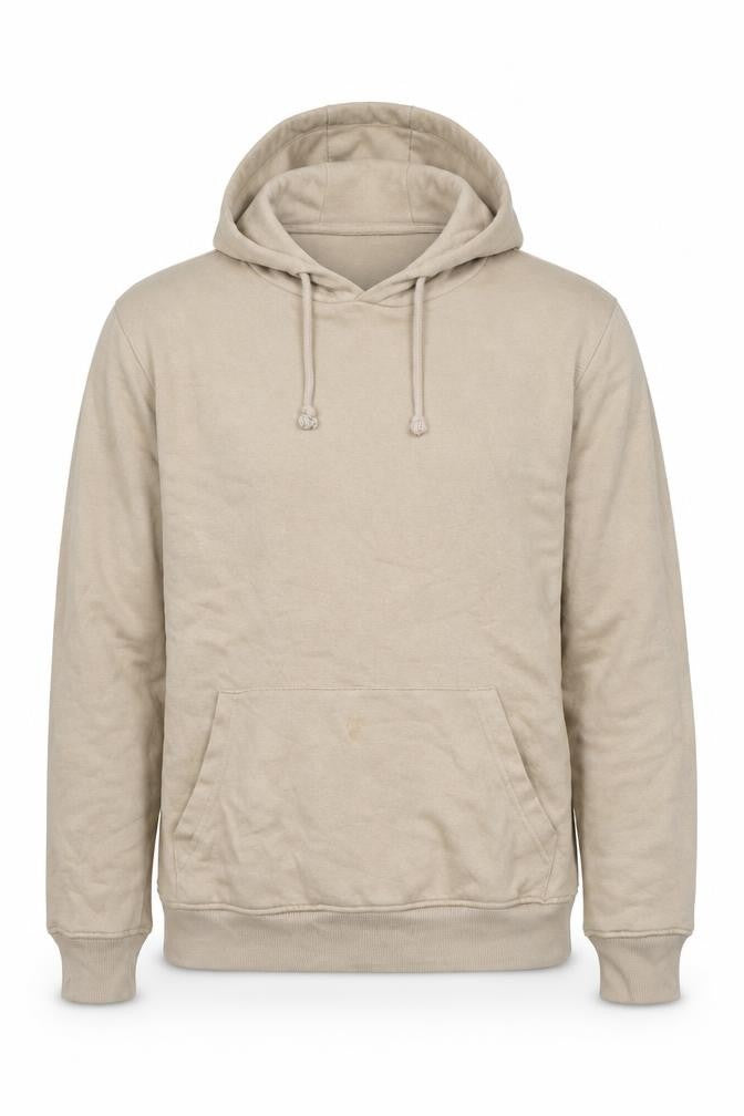 Mens UK Size S Brave Soul Beige Pullover Hoodie