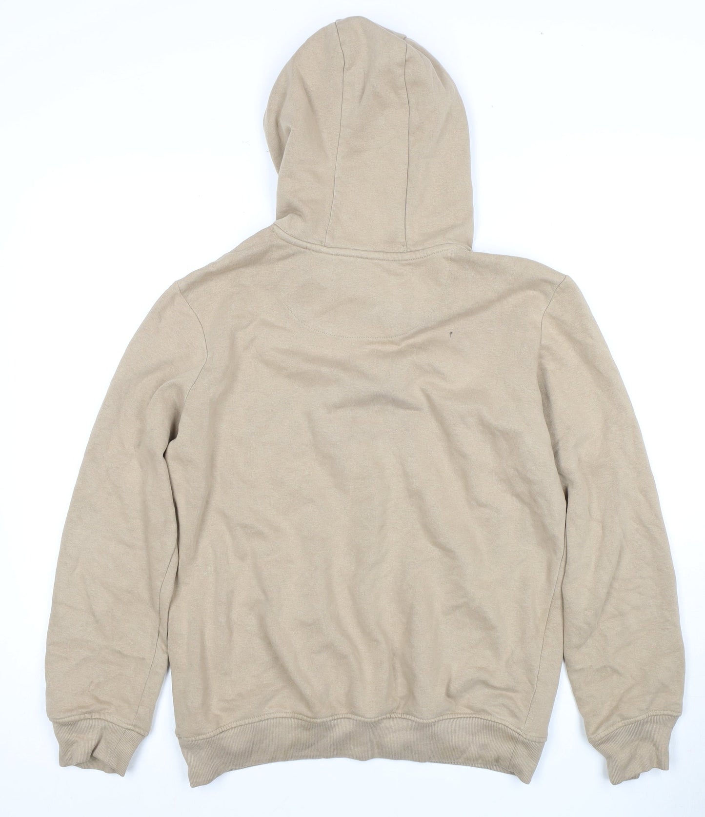 Mens UK Size S Brave Soul Beige Pullover Hoodie