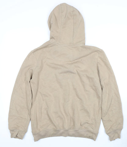 Mens UK Size S Brave Soul Beige Pullover Hoodie
