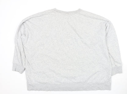 Unisex Adults UK Size 12 H&M Grey Pullover Sweatshirt