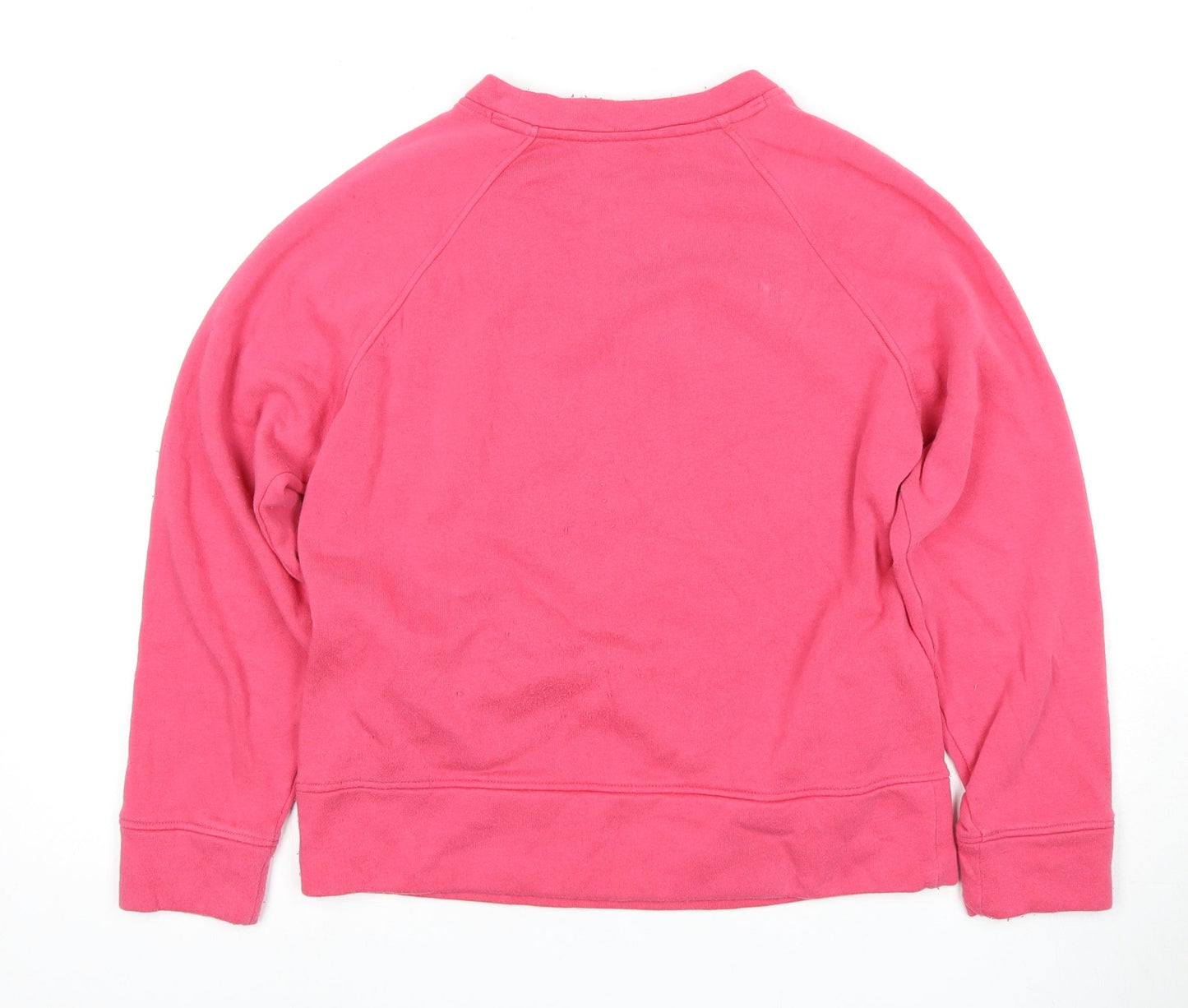 Marks & Spencer Women's Pink Crew Neck Sweatshirt, Size 8