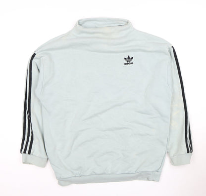 Adidas Unisex Blue Medium Pullover Sweatshirt
