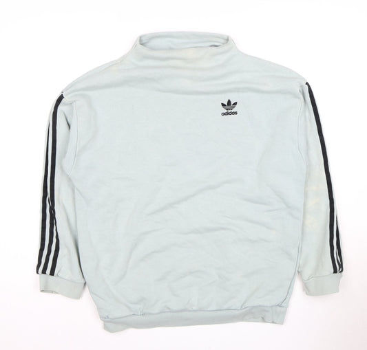 Adidas Unisex Blue Medium Pullover Sweatshirt