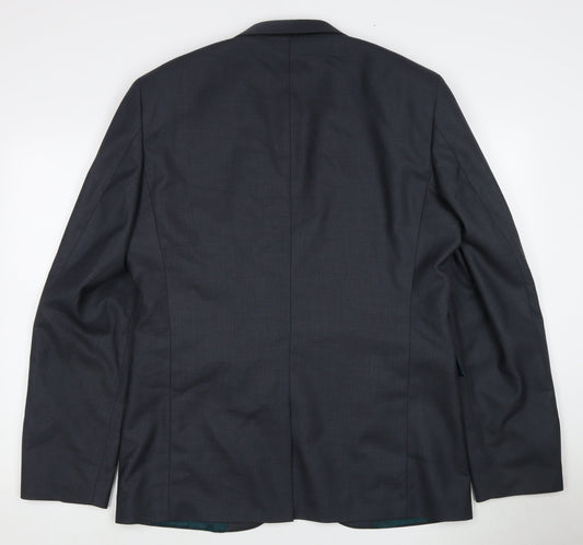 Mens UK Size 42 NEXT Regular Black Suit Jacket
