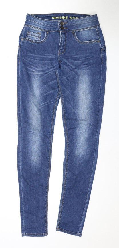 Denim Co. Women's Blue Skinny Jeans Size 10