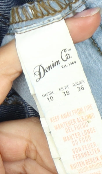 Denim Co. Women's Blue Skinny Jeans Size 10