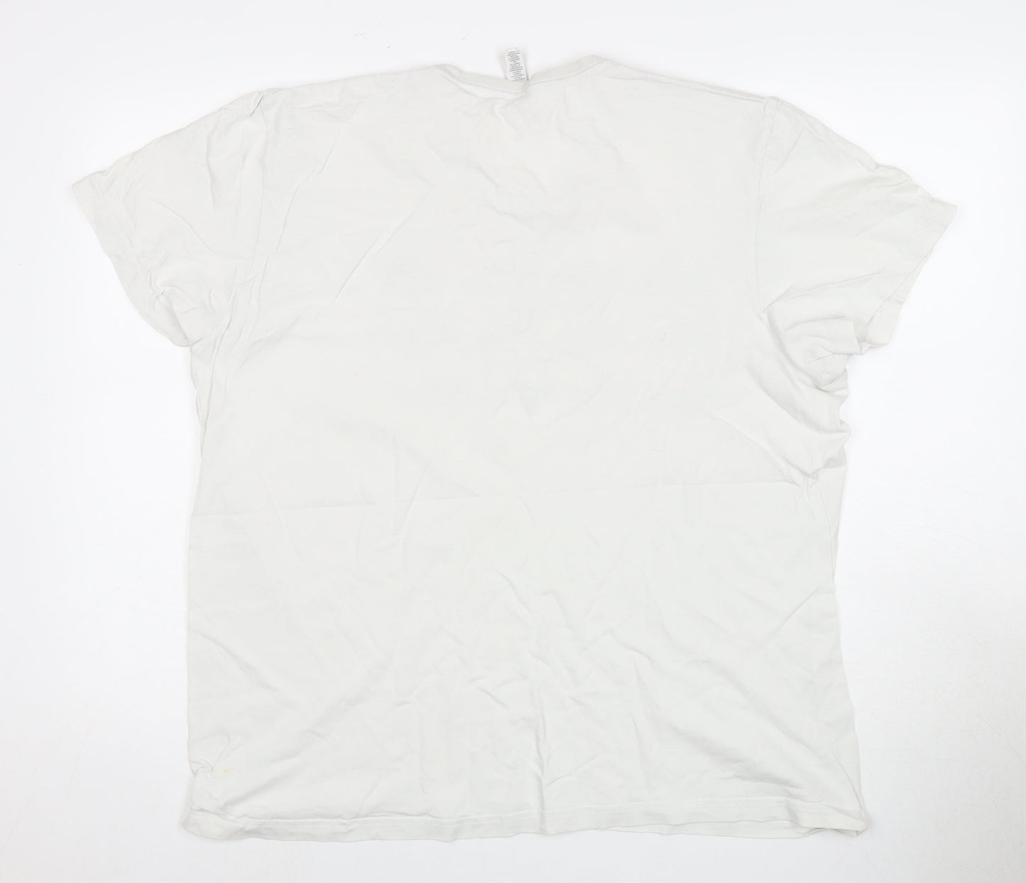 Adidas Men's White XL Graphic Print T-Shirt