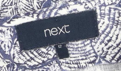 Next Women's Blue Floral Slip Dress Size 12