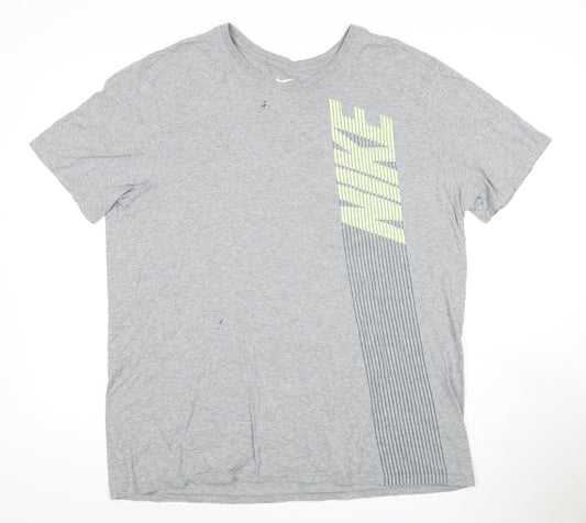 Nike Men's XL Grey Athletic Graphic T-Shirt