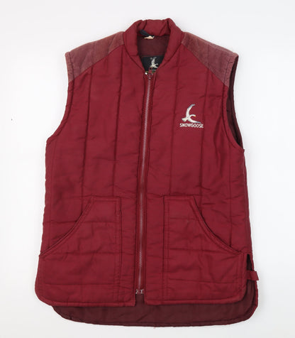 Mens UK Size S Snowgoose Red Basic Jacket
