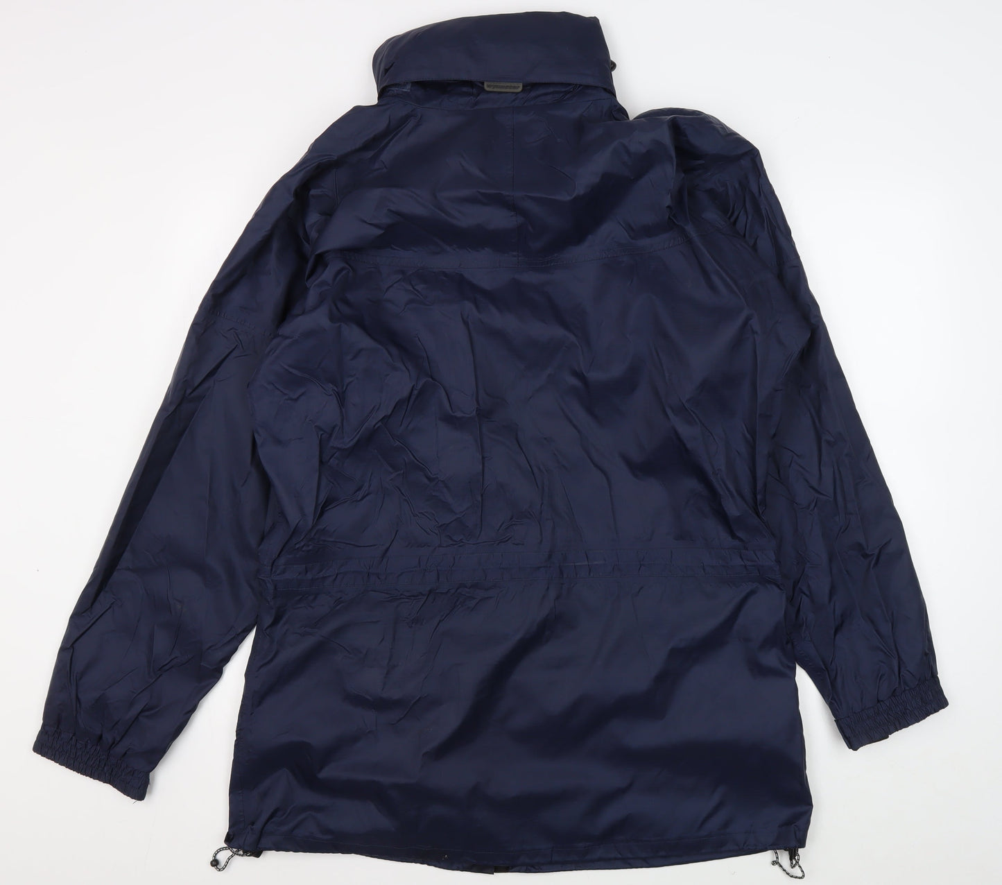 Wynnster Men's Blue Hooded Rain Jacket Medium