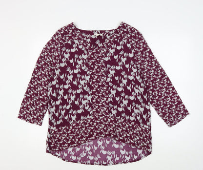 Womens UK Size 12 White Stuff Purple  Blouse