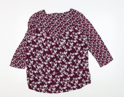 Womens UK Size 12 White Stuff Purple  Blouse