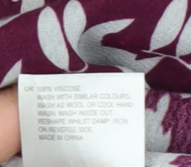Womens UK Size 12 White Stuff Purple  Blouse
