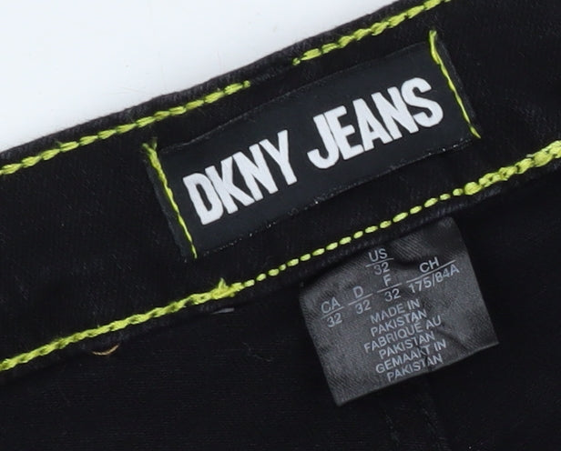 DKNY Men's Black Straight Jeans Size 32