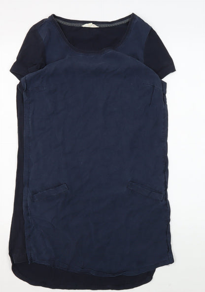 Womens UK Size 8 White Stuff Blue Basic T-Shirt