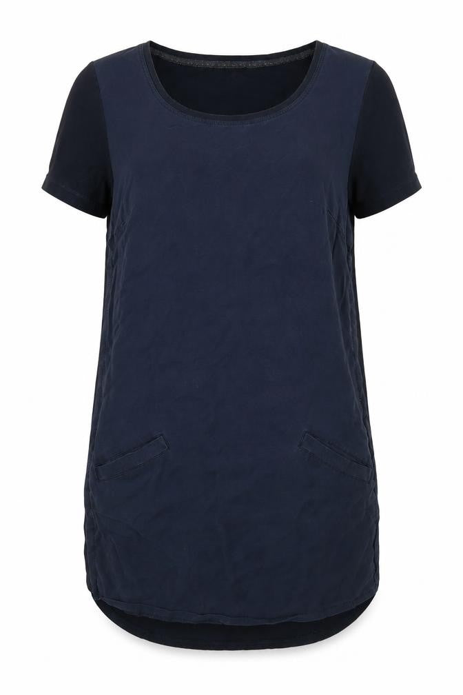 Womens UK Size 8 White Stuff Blue Basic T-Shirt