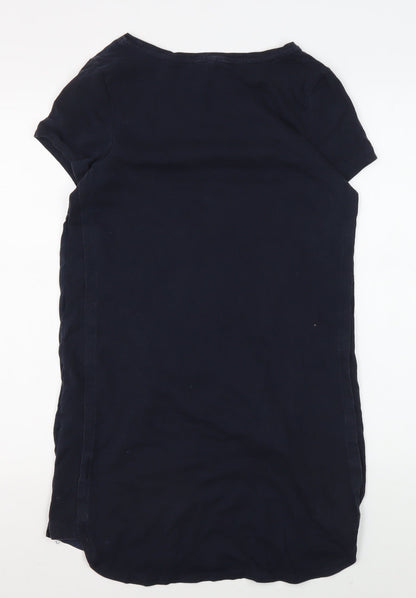 Womens UK Size 8 White Stuff Blue Basic T-Shirt