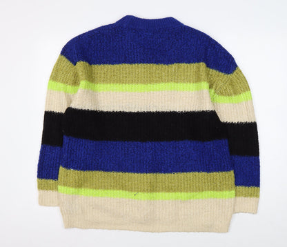Kangol x H&M Women's Multicoloured Striped Jumper 2XS
