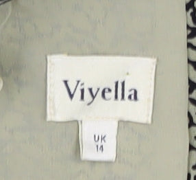 Womens UK Size 14 Viyella Pleated Unknown Skirt