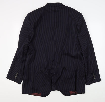 Mens UK Size 42 Ted Baker Regular Blue Suit Jacket