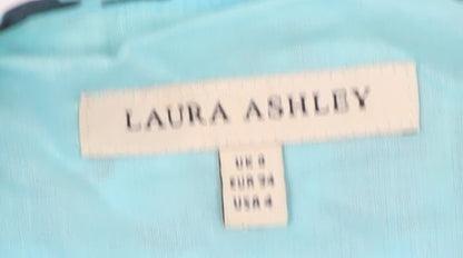 Laura Ashley Women's Floral A-Line Skirt Size 8