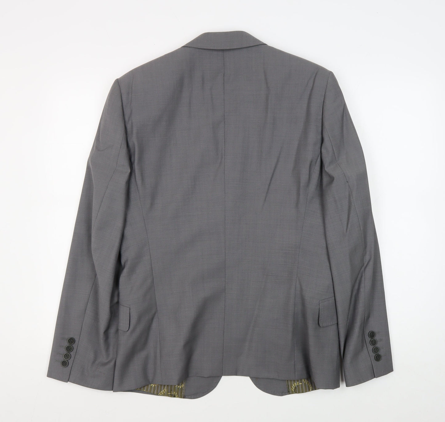 Mens UK Size 38 Ted Baker Regular Grey Suit Jacket