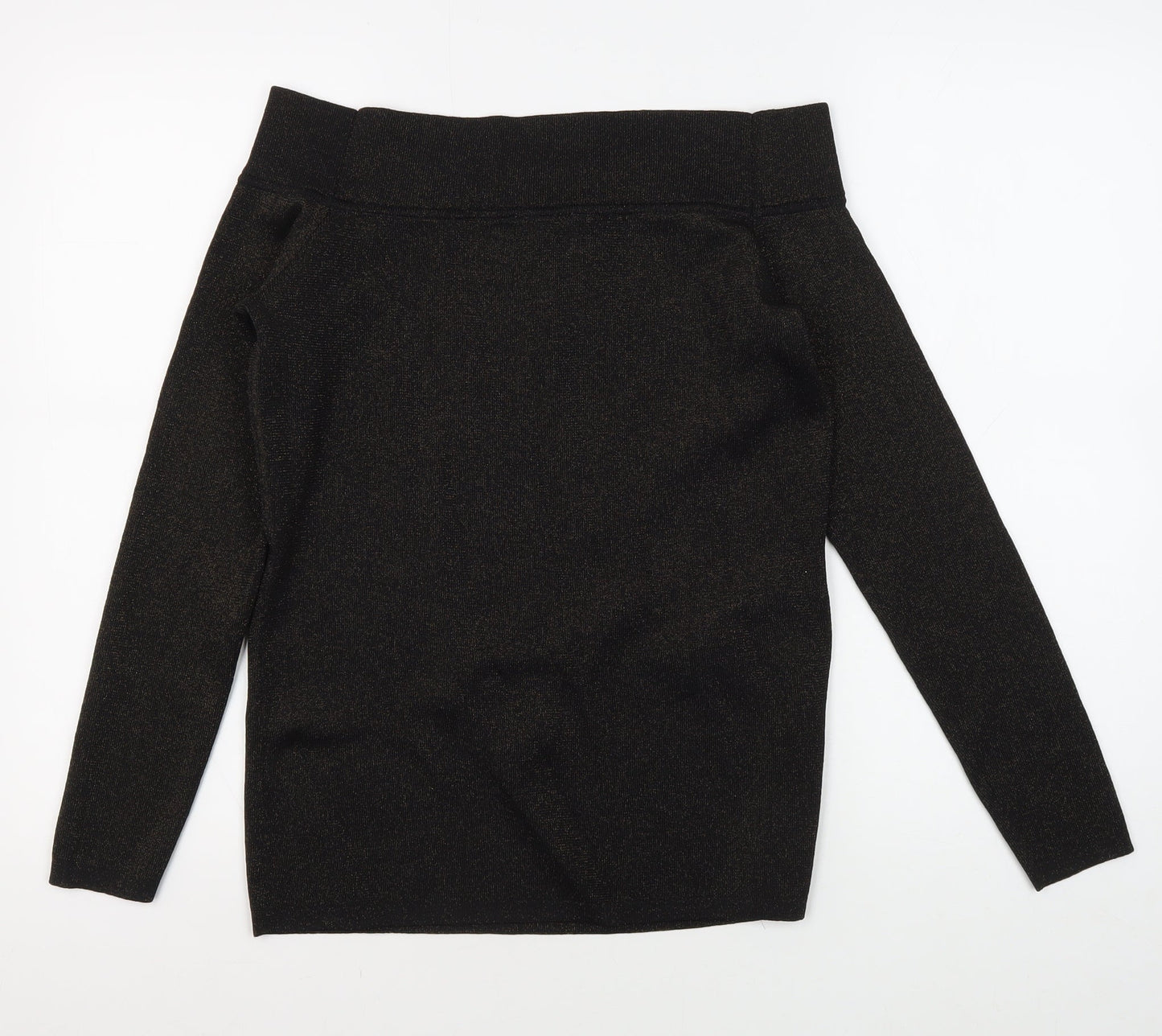 Jasper Conran Women's Black Off Shoulder Blouse Size 14